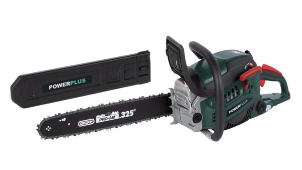 POWPG20130 Benzin motorsav 45.4cc - 450 mm Powerplus